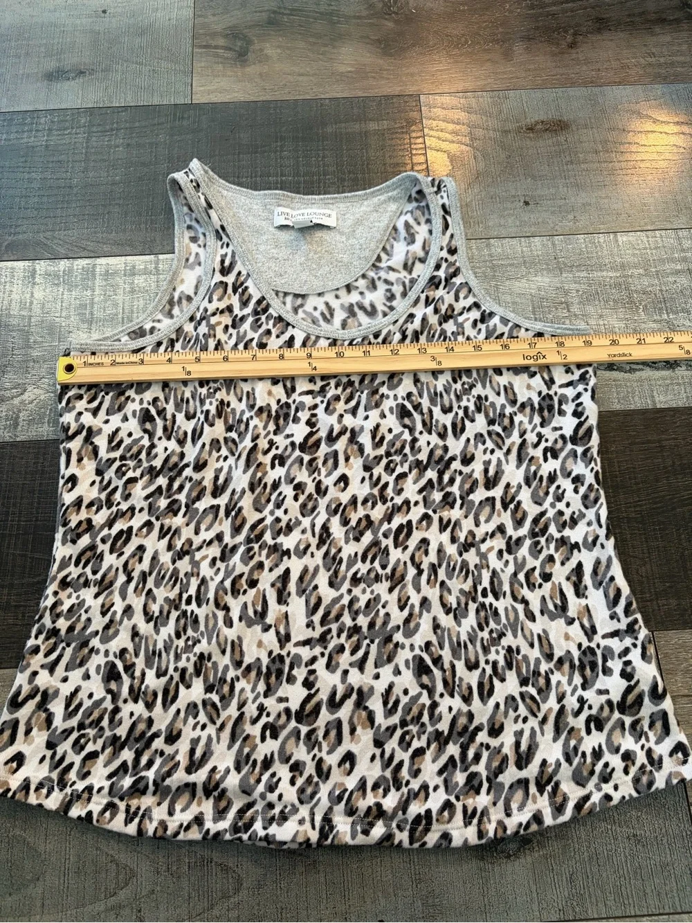 Live Love Lounge Karen Neuburger Leopard Print Pajama Lounge Set XL